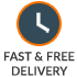 Fast & Free Delivery